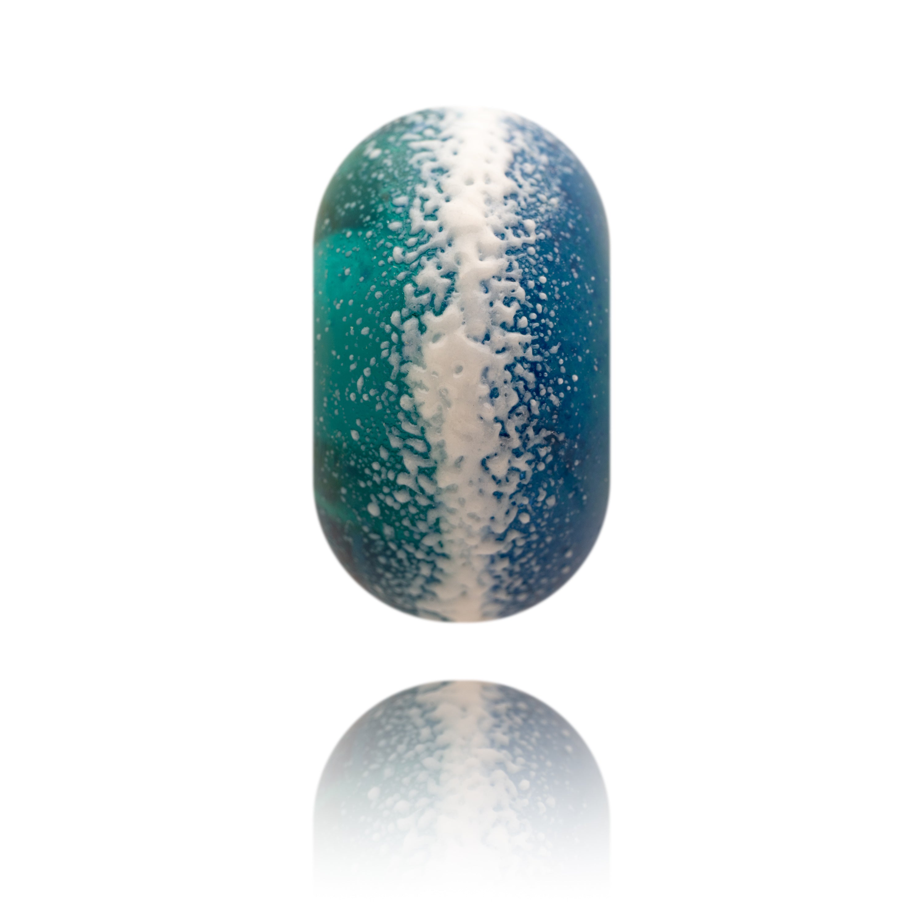 Gemma Lessinger Breaking Wave glass bead by Nalu.