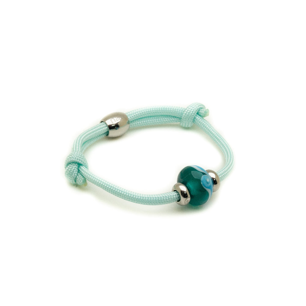 Pale Blue Cord Bracelet