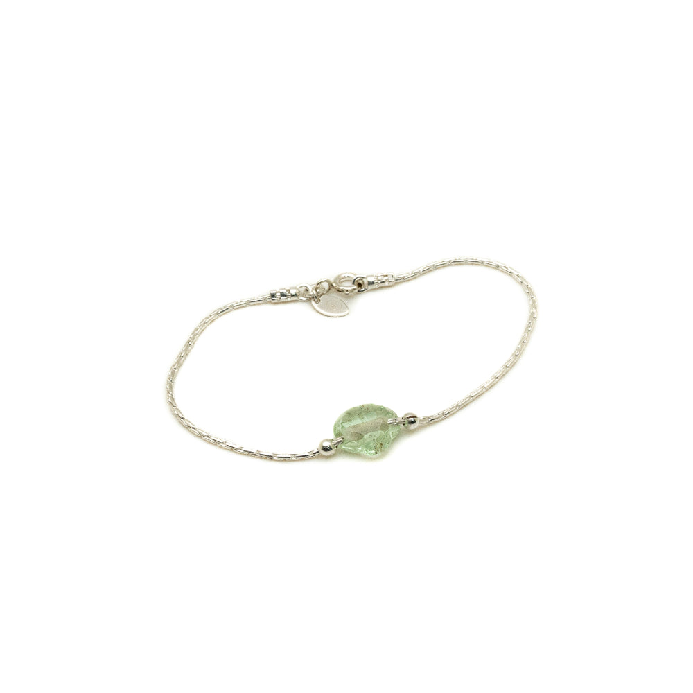 Sea Glass Green Shell Bracelet