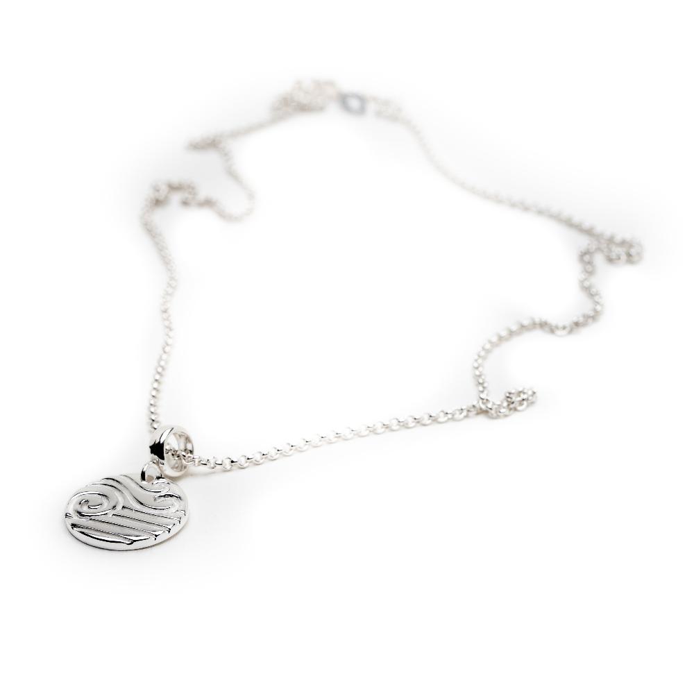 Silver Ocean Talisman necklace pendant.