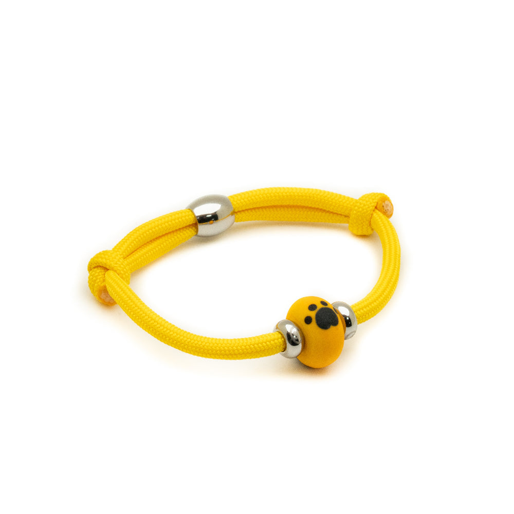 Yellow Cord Bracelet