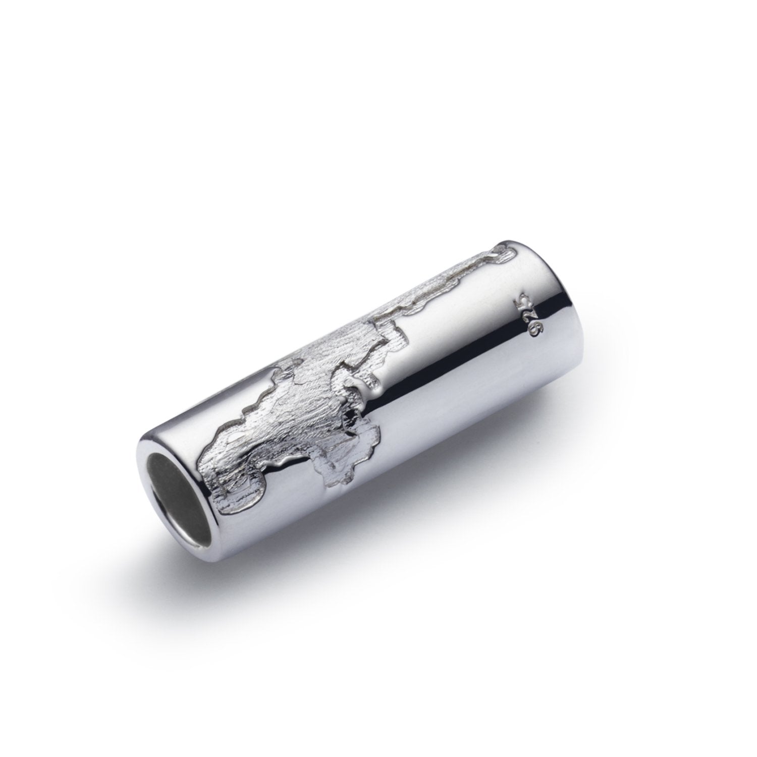 Silver Cornwall County Bead