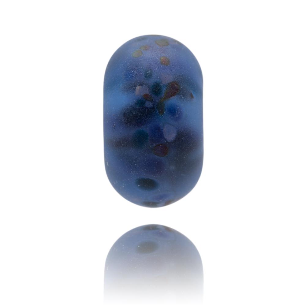 Dark purple glassed with speckles and a a frosted sea glass textured finish representing Margate in Kent, UK.