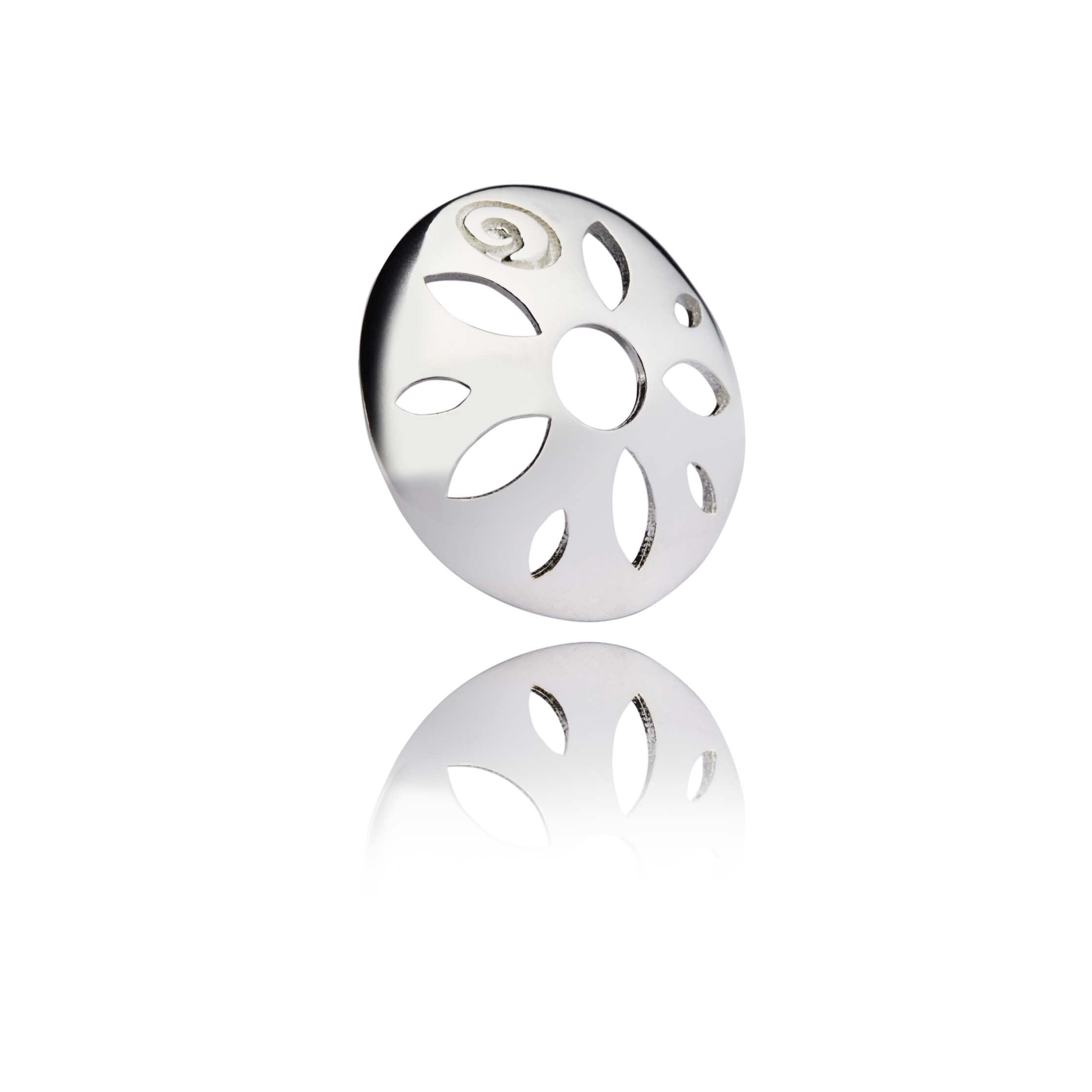 Silver Sand Dollar Toggle