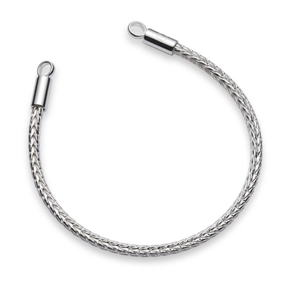 Silver dragon chain anklet carrier.