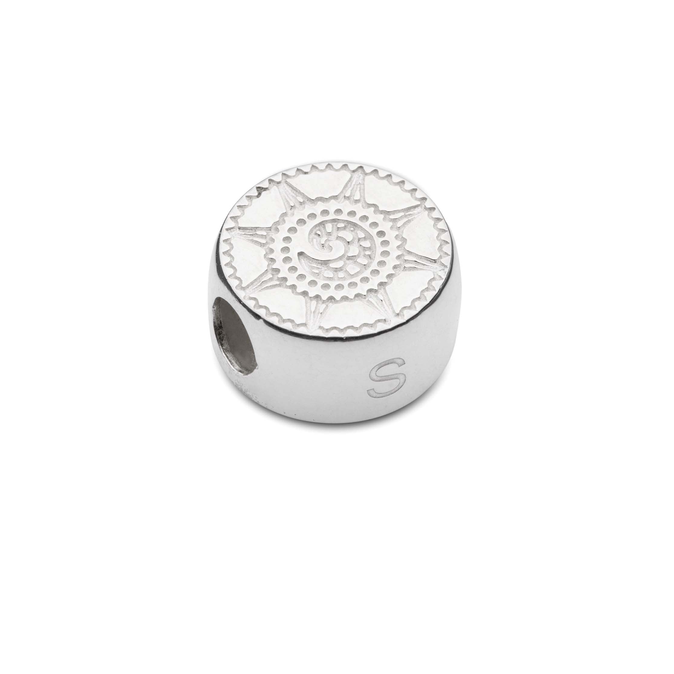 Nalu Silver Compass Charm