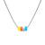 Silk Colour Drop Necklace