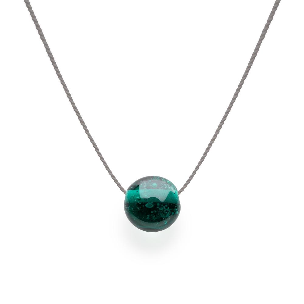 Sand Pebble Necklace - Emerald