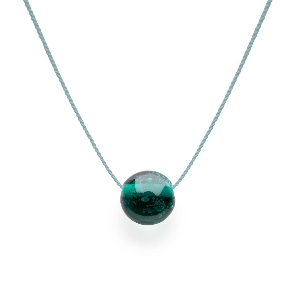 Sand Pebble Necklace - Emerald