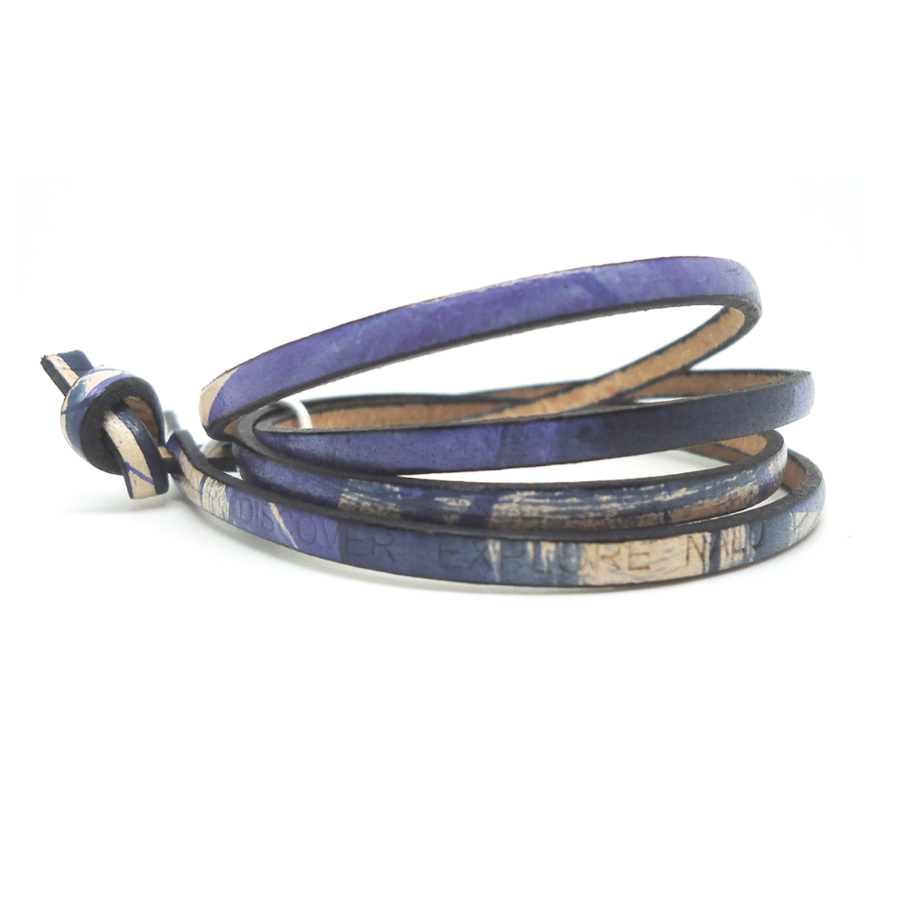 Lagoon Leather Wrap