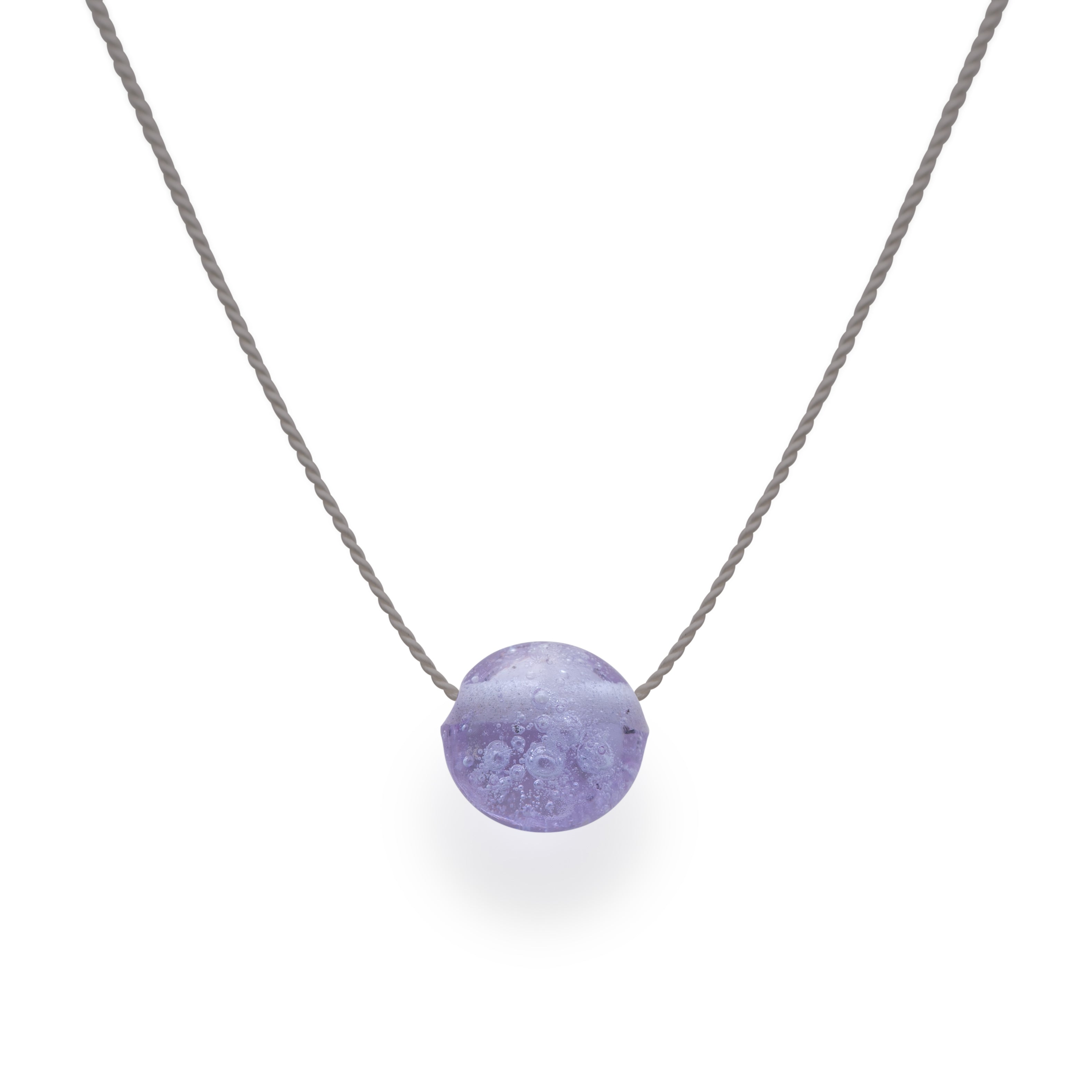 Sand Pebble Necklace - Lavender