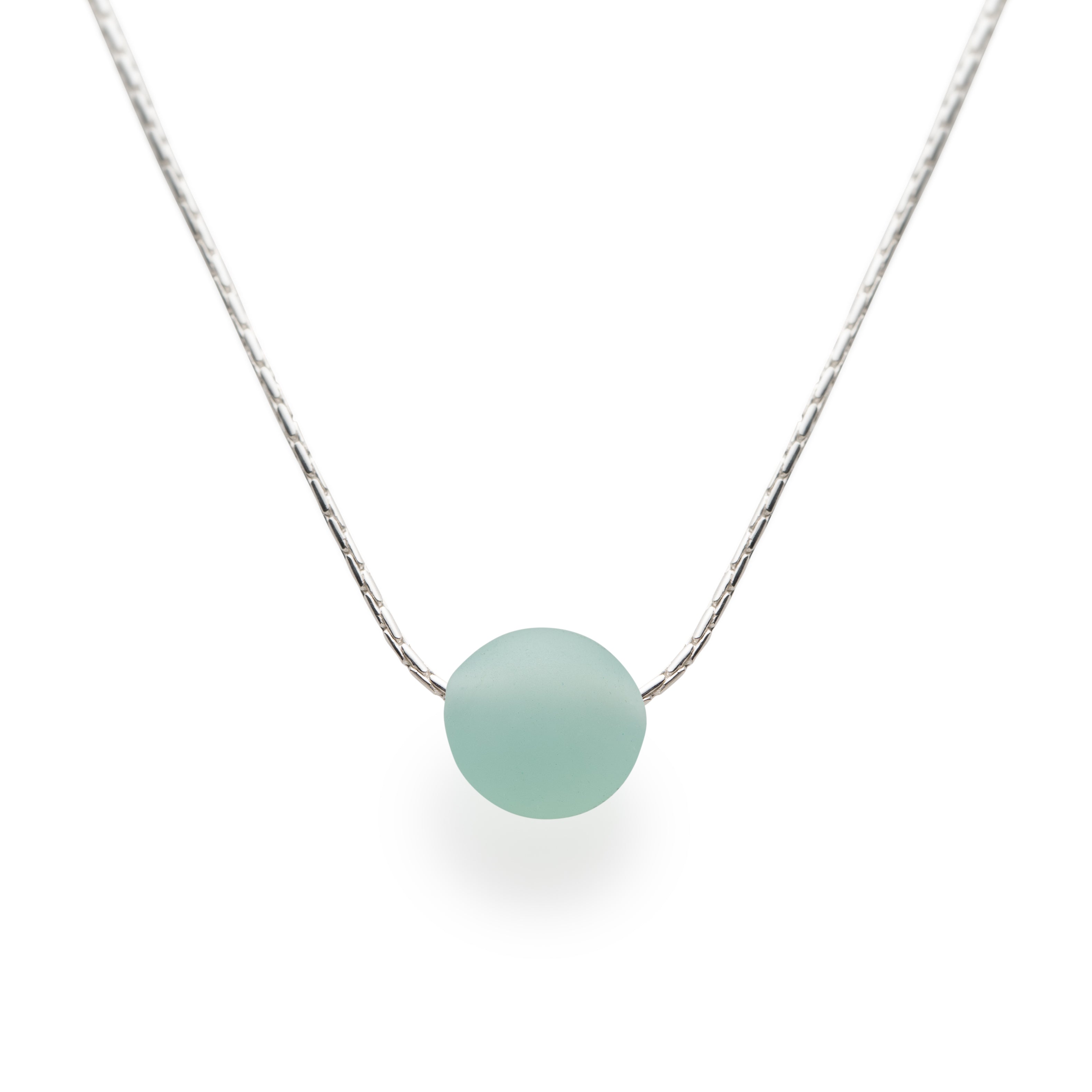 Silver Colour Pop Pebble Necklace