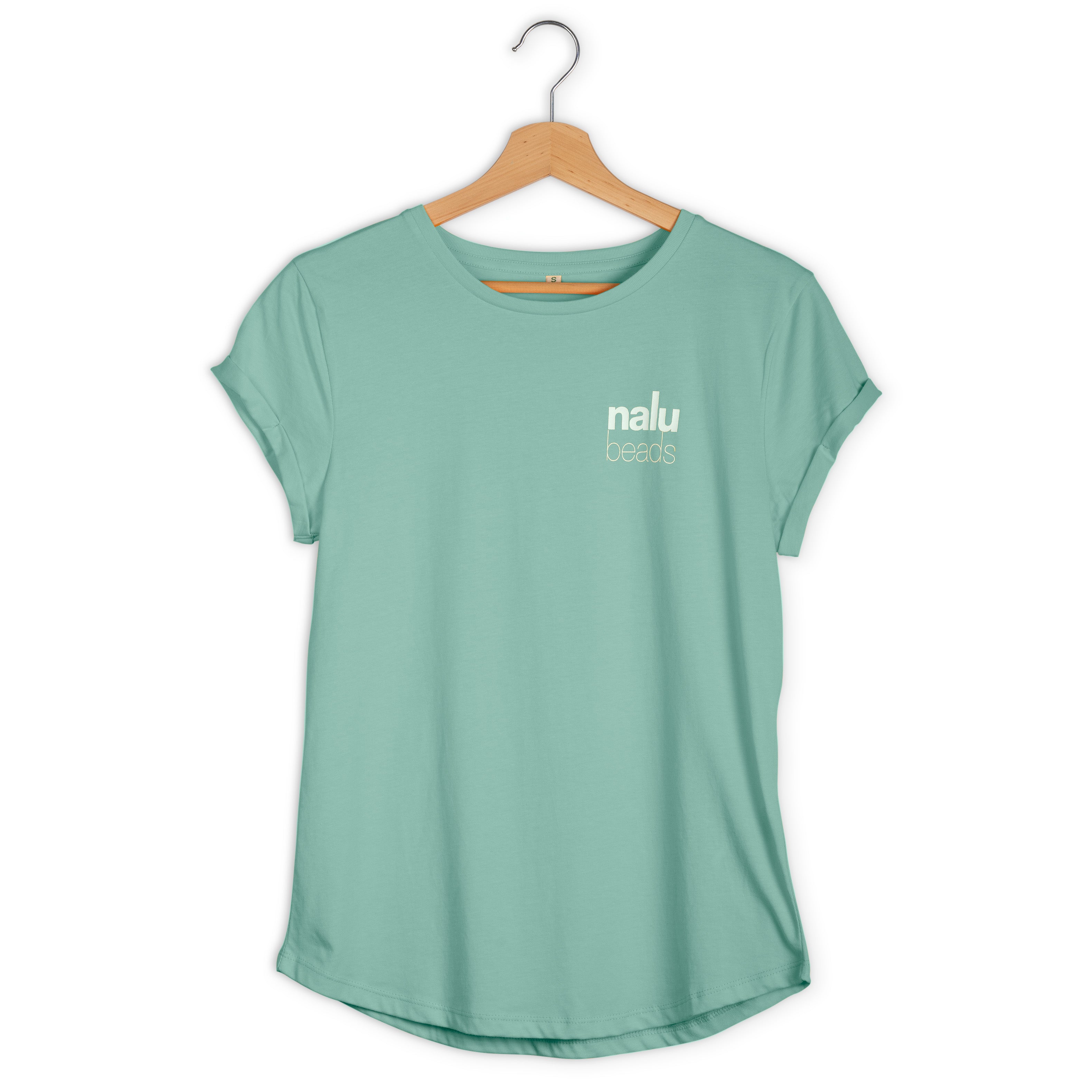 Ladies T Shirt - Mint | Organic Cotton | Nalu Beads