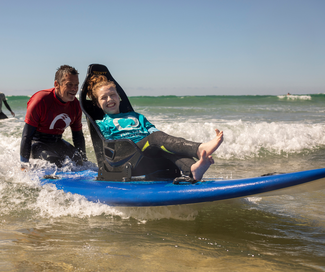 Adaptive Surfing with The Wave Project