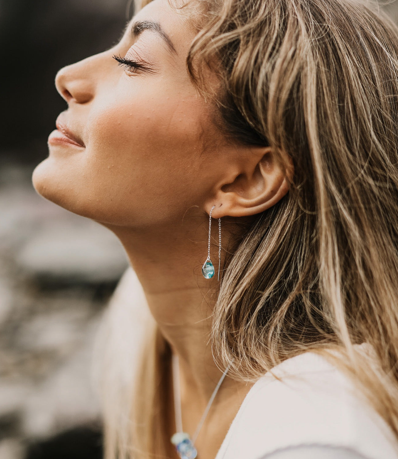 Beach earrings discount