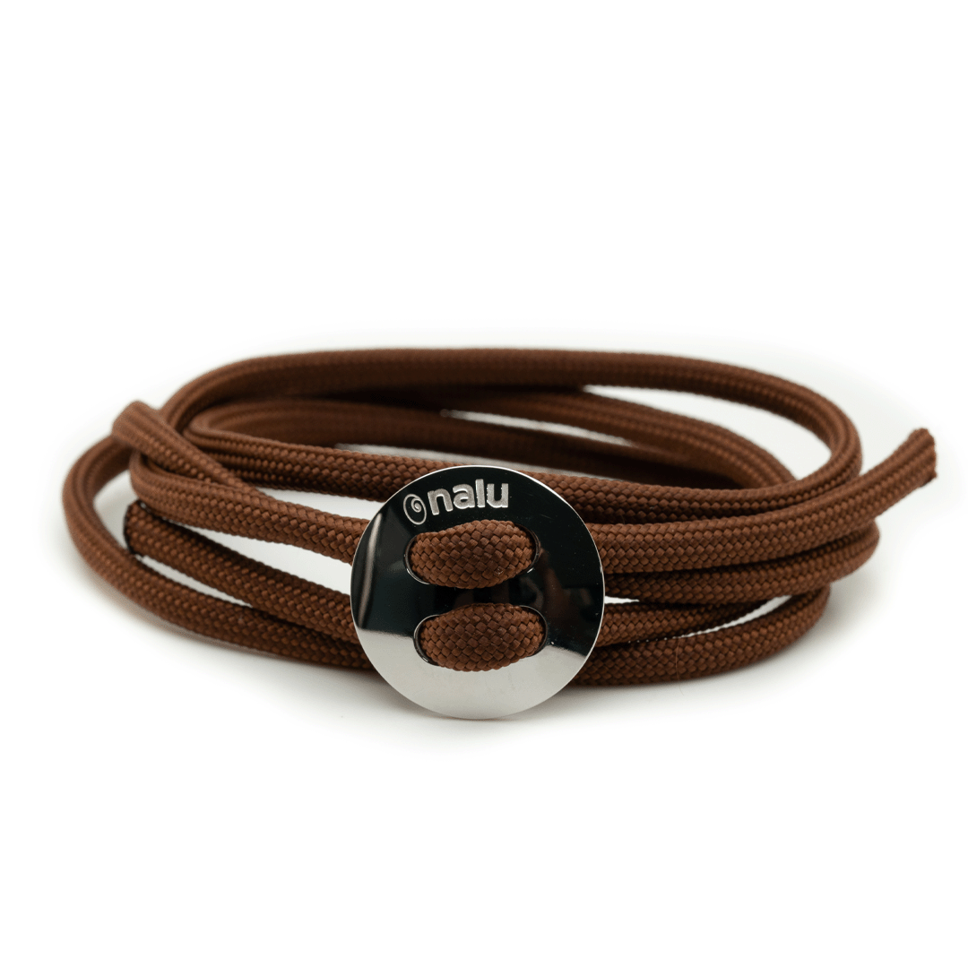 Brown Button Bracelet