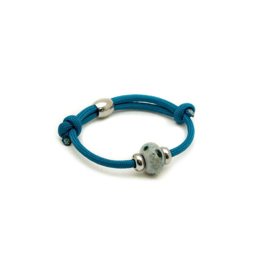 Teal Cord Bracelet