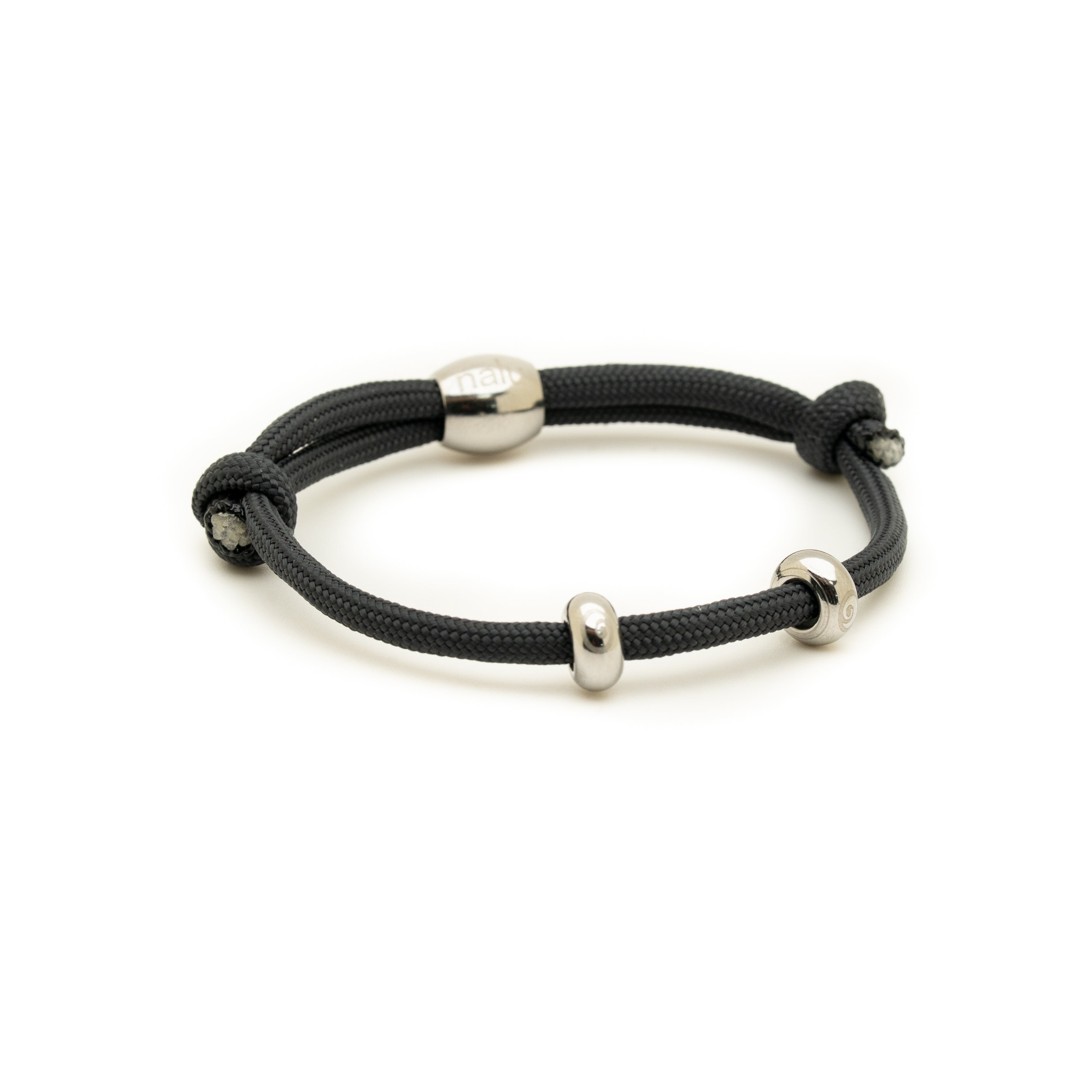 Dark Grey Cord Bracelet