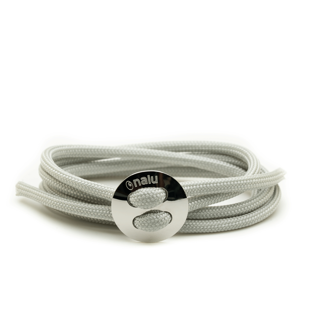 Light Grey Button Bracelet
