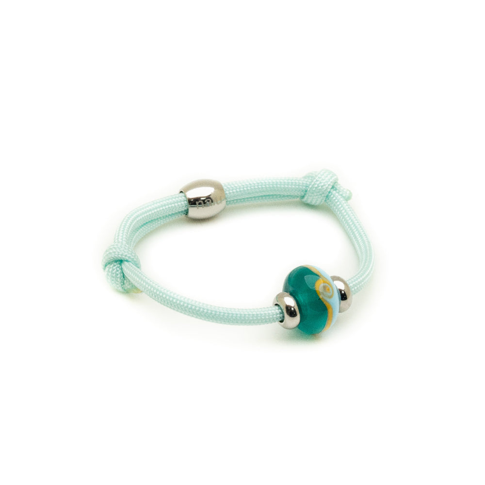 Pale Blue Cord Bracelet