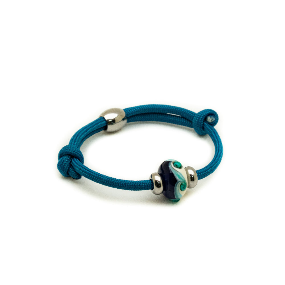 Teal Cord Bracelet