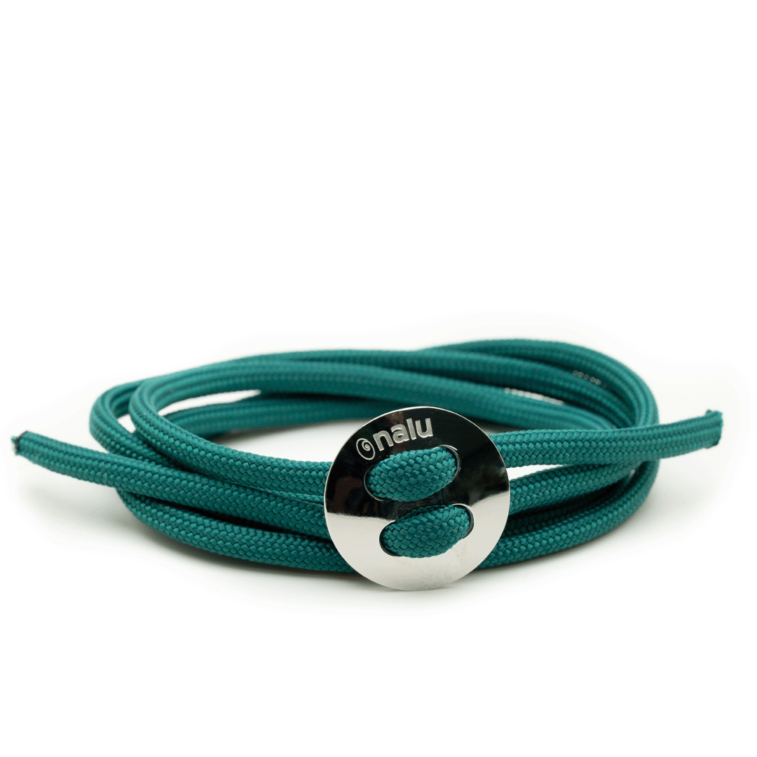 Sea Green Button Bracelet