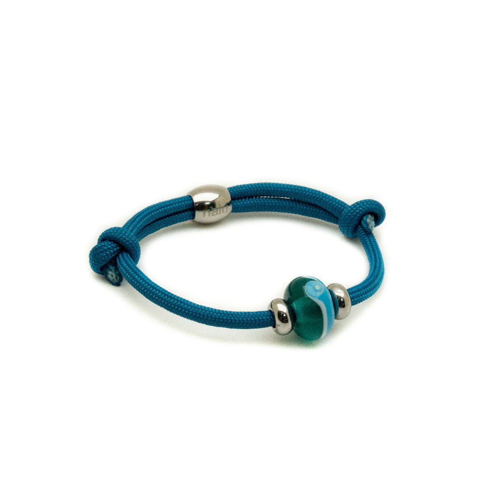 Teal Cord Bracelet