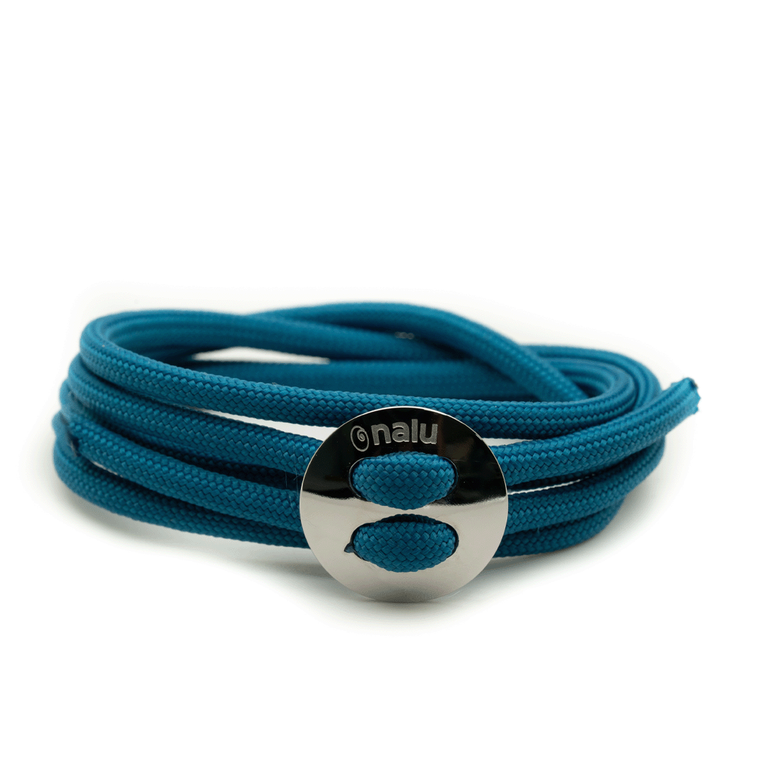Teal Button Bracelet