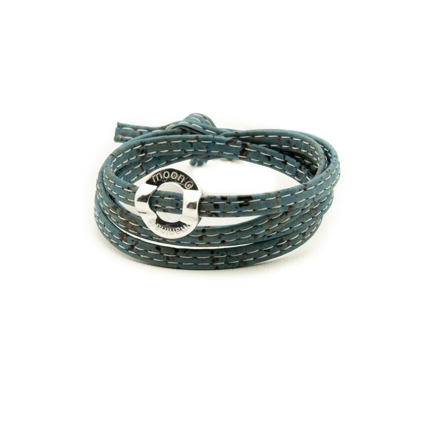 Teal Cork Bracelet