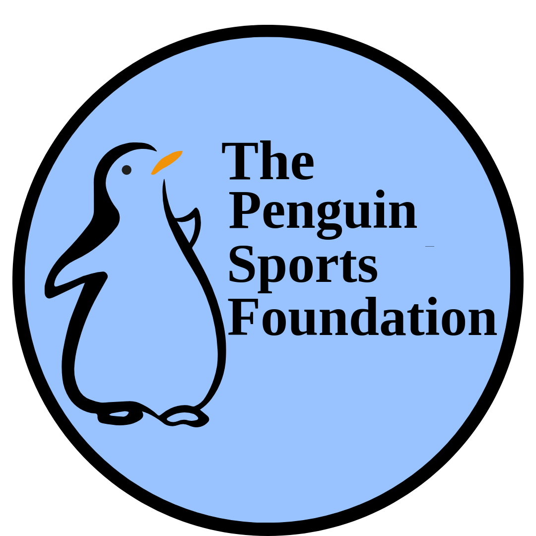 The Penguin Sports Foundation supporters banner.