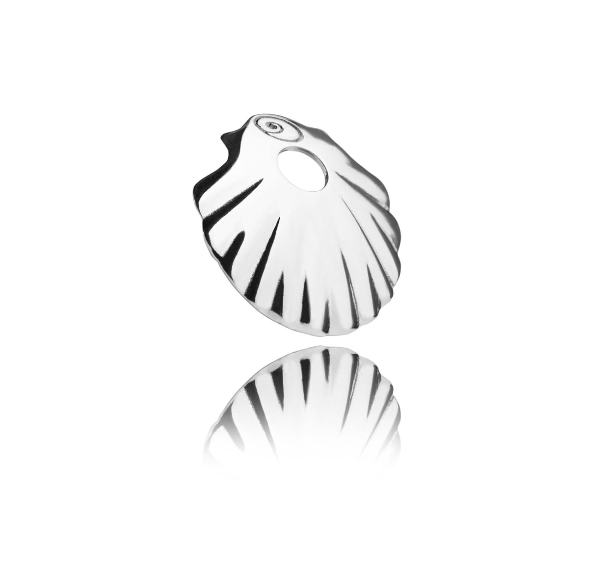 Shell Toggle Silver Shell Toggle | Silver Charms for Bracelets | Nalu Beads