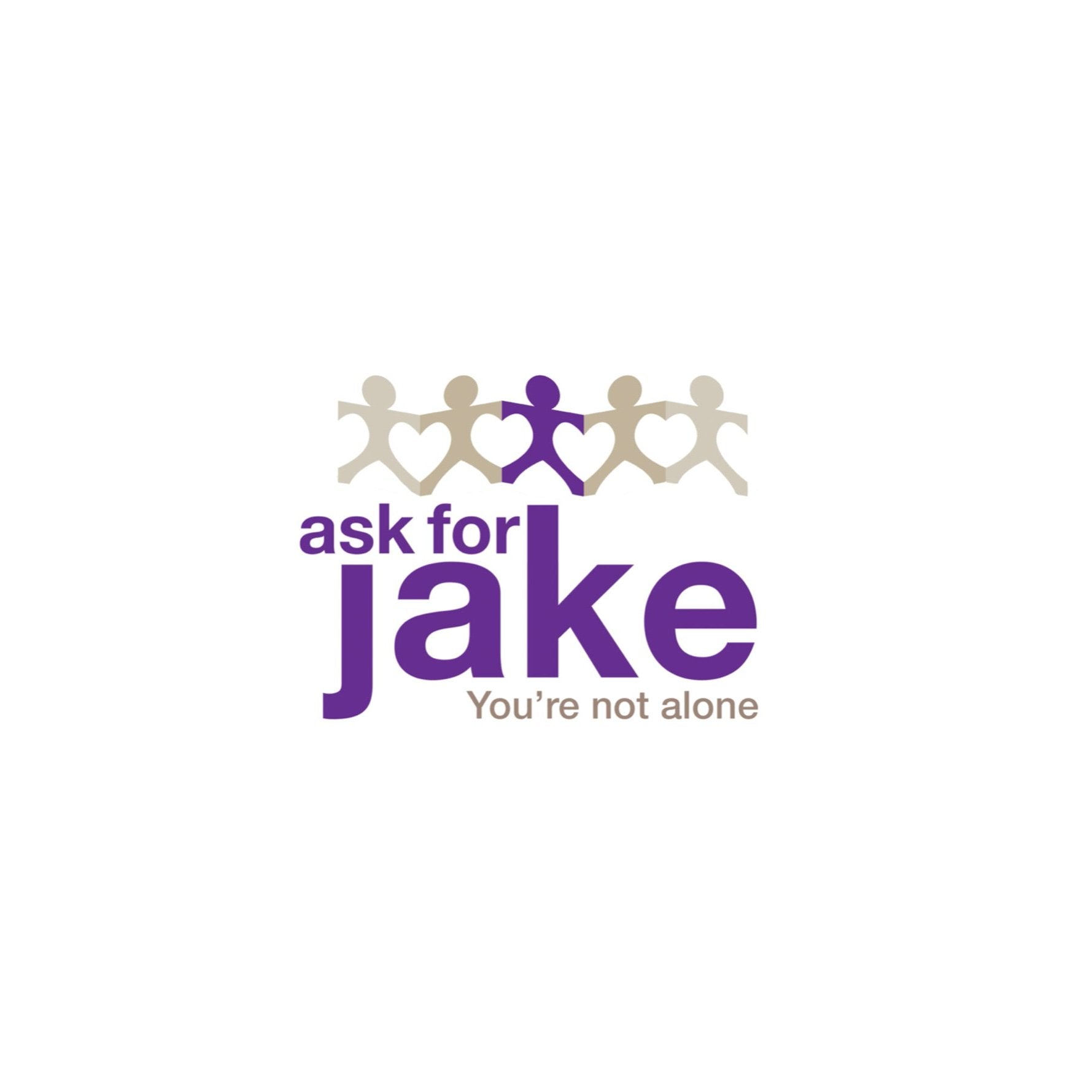 Ask For Jake mental health awareness banner logo