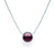 Sand Pebble Necklace - Berry