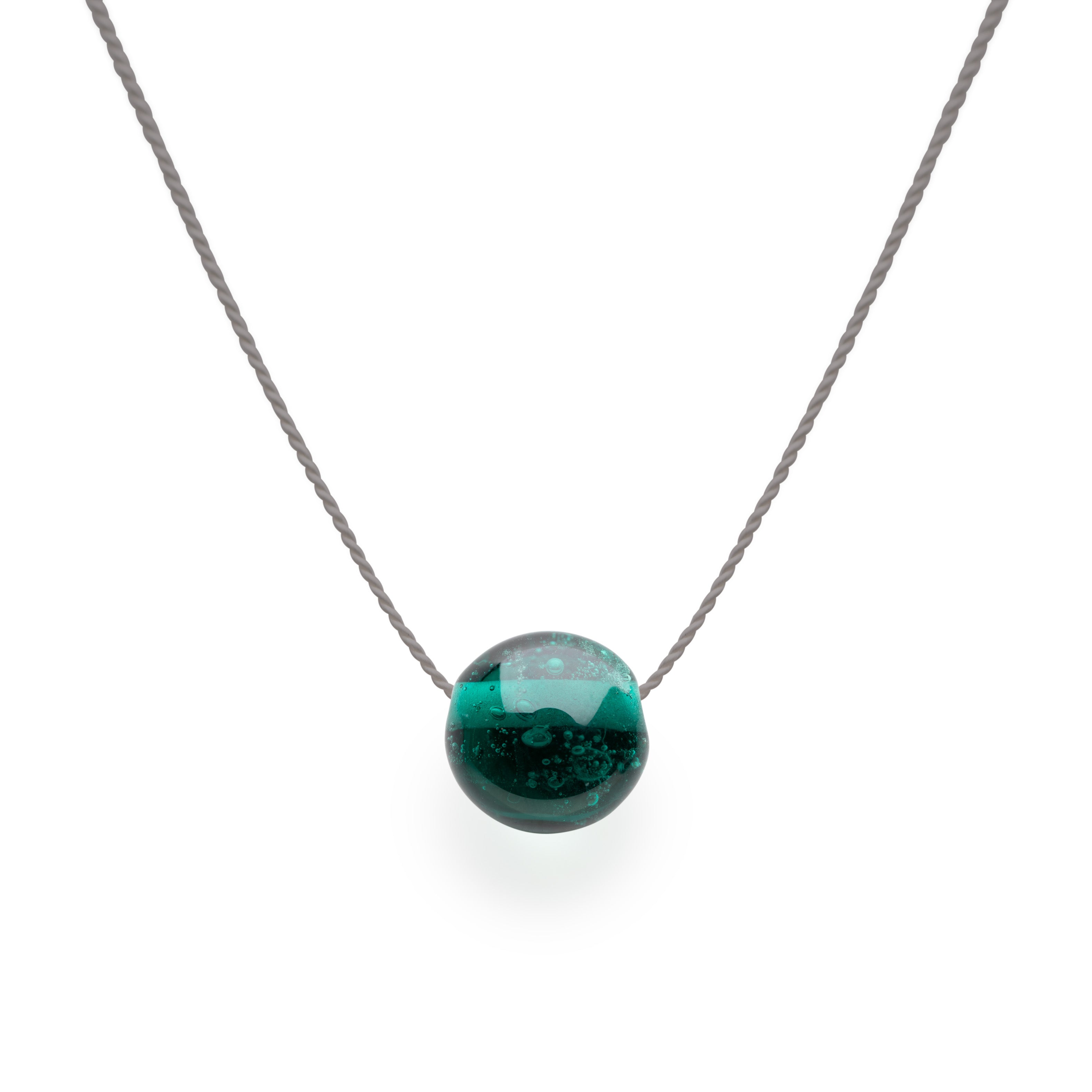 Sand Pebble Necklace - Emerald
