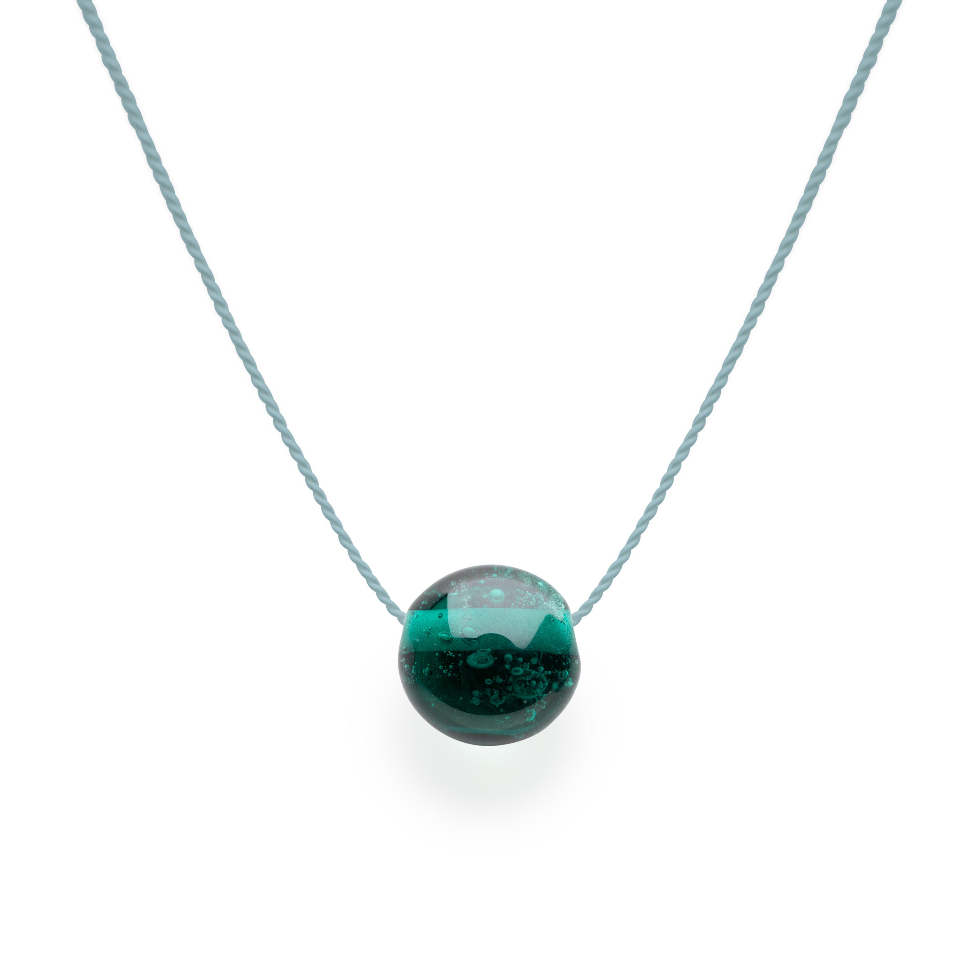 Sand Pebble Necklace - Emerald