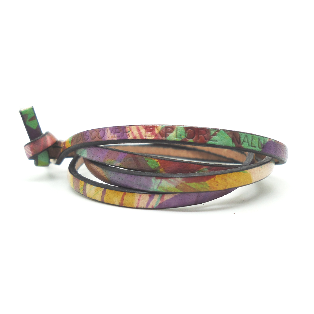 Tropical Leather Wrap